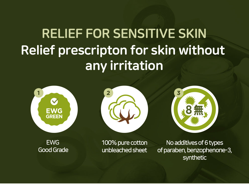 relief for sensitive skin fruida sheet mask